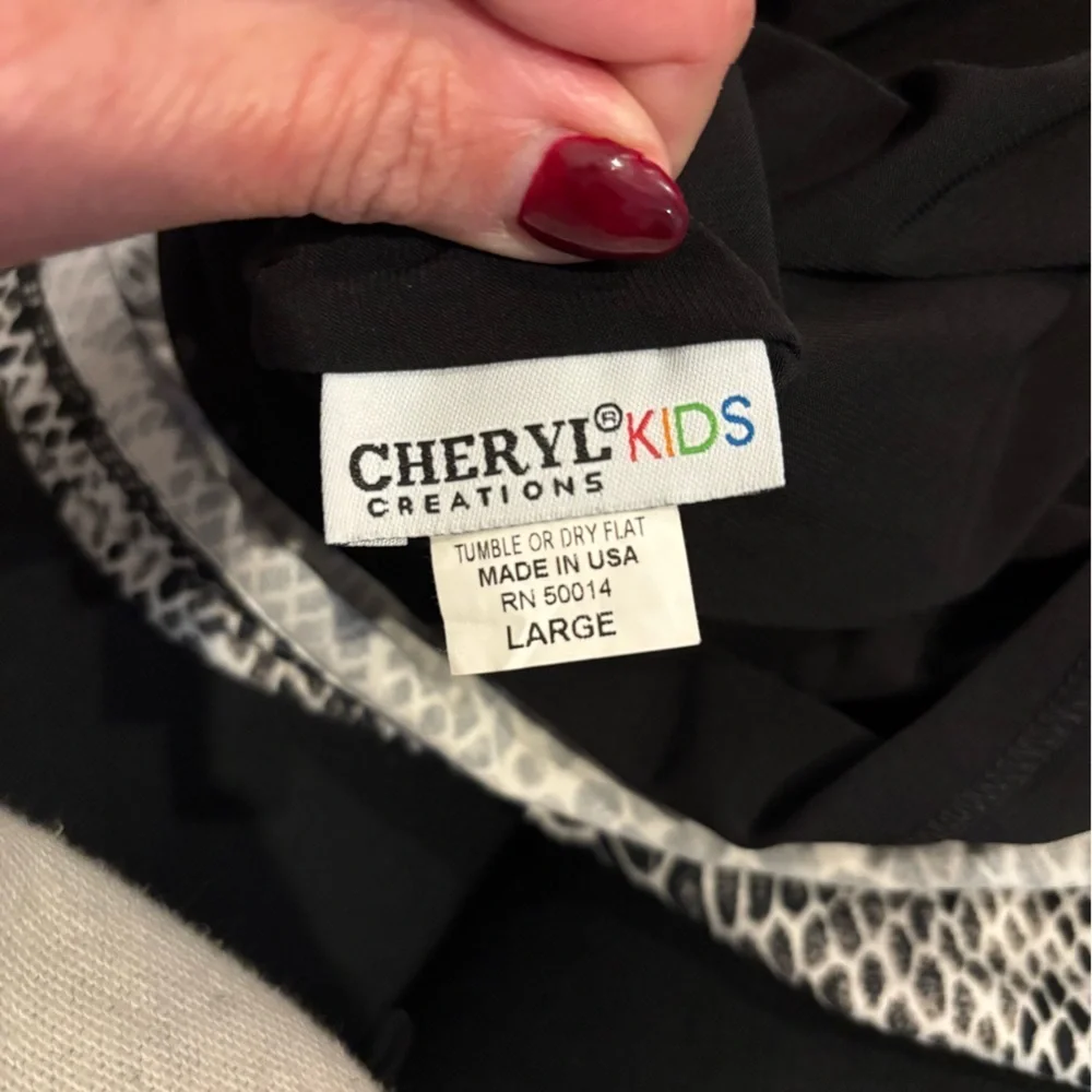 Cheryl Creations Sleeveless Snake Print tween lined Dress - size large (size 14)